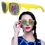 Yellow Novelty Custom Sunglasses