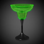 Neon Green LED 10 oz. Margarita Glass