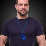 LED Blue 2 oz. Shot Glass with Clip