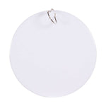 White Plastic 2 1/2" Medallion