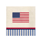 Americana Stripes Beverage Napkins