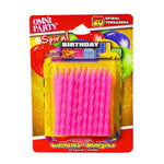 Pink Spiral Candles