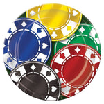 Poker Chips 9" Plates