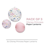 Disney Princess Assorted Paper Lanterns, 3ct
