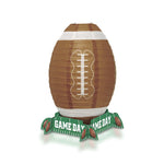 Football Lantern 11" Centerpiece