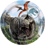 Jurassic World 4 Round 9" Dinner Plates, 8ct