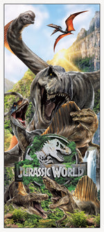 Jurassic World 4 Door Poster, 27" x 60"
