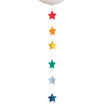 3D Paper Stars Balloon Tail, 6 ft