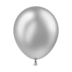 Silver Latex 12" Balloons