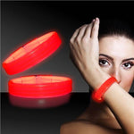 Red Triple Wide 9" Glow Bracelets
