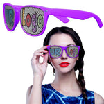 Purple Novelty Custom Sunglasses