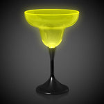 Neon Yellow LED 10 oz. Margarita Glass