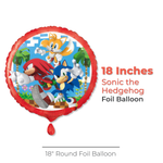 Sonic the Hedgehog Round 18" Foil Balloon, Packaged