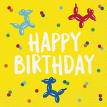 Balloon Dog Birthday Luncheon Napkins, 16ct
