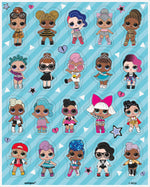 LOL Surprise Sticker Sheets, 4ct