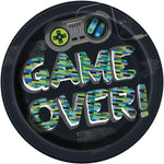 Gamer Birthday Round 9" Dinner Plates, 8ct