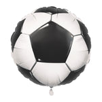 3D Soccer Round Foil Balloon 18", Packaged