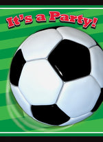 3D Soccer Invitations, 8ct