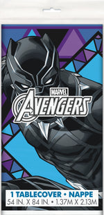 Black Panther Rectangular Plastic Table Cover, 54" x 84"