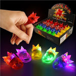 LED Star Spike Jelly Rings