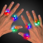 LED Love Star Jelly Rings