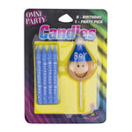 Blue Birthday Boy Candles Pack