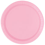 Lovely Pink Solid Round 7" Dessert Plates, 20ct