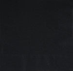 Midnight Black Solid Luncheon Napkins, 40ct