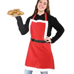 Red Mrs. Claus Apron