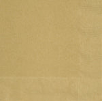 Gold Solid Beverage Napkins, 40ct