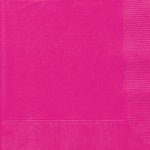 Neon Pink Solid Luncheon Napkins, 40ct
