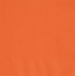 Pumpkin Orange Solid Beverage Napkins, 40ct