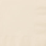 Vanilla Cream Solid Luncheon Napkins, 40ct