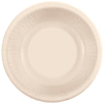 Vanilla Cream Solid 20oz Paper Bowls, 20ct
