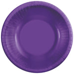 Neon Purple Solid 20oz Paper Bowls, 20ct