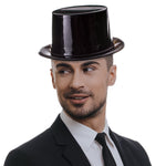 Black Plastic Top Hats