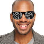 Zebra Print Novelty Sunglasses