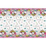 Hello Kitty & Friends Rectangular Plastic Table Cover, 54" x 84" - Short Fold