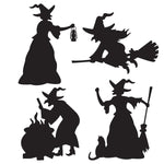 Black Witch Silhouettes