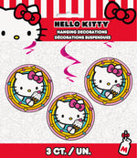 Hello Kitty and Friends 26" Hanging Swirl Decorations, 3ct