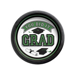 Green You Did It Grad 6 3/4" Plates