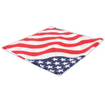 Stars & Stripes 22" Cotton Bandanas