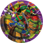TMNT Mutant Mayhem Round 7" Dessert Plates, 8ct