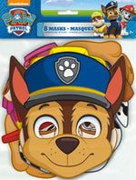 Paw Patrol Party Masks, 8ct