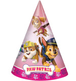 Paw Patrol Girl Party Hats, 8ct