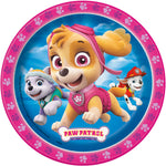 Paw Patrol Girl Round 7" Dessert Plates, 8ct