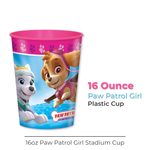 Paw Patrol Girl 16oz Plastic Stadium Cup