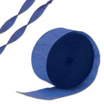 Blue Crepe Paper Streamer