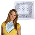 White Cotton Bandanas
