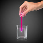Pink Glow 5" Swizzle Sticks